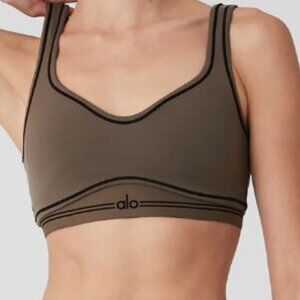 NWT AIRBRUSH HEART THROB BRA - Olive Tree/Black
